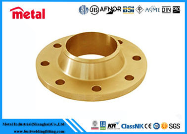 หน้าแปลนทองแดงนิกเกิลความต้านทานการกัดกร่อน, ASTM B608 C70600 ฟิตติ้งหน้าแปลนทองแดง
