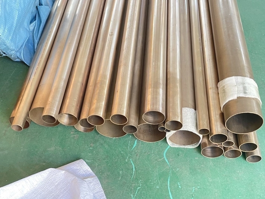 CuNi Pipe ไม่มีรอยต่อ UNS C70600 OD 4&quot; WT 3 Mm BS 2871 PART - 2 TABLE - 3 EEMUA 144 SEC.1