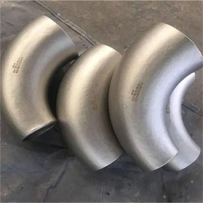 CUNI9010 การเชื่อมชน 90D ข้อศอกรัศมีสั้น ASTM B466 UNS C70600 ASME B16.9 สำหรับการต่อท่อ
