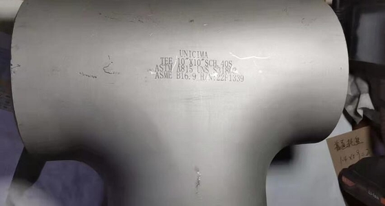 การเชื่อมแบบก้นแบบไม่มีรอยต่อ 10” * 10” SCH-40S ASTM A403-WP316/316L ASME B16.9