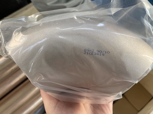 ไม่มีรอยต่อ 90 EL OD 4" WT3 Mm BW ถึง B16.9 EEMUA 146 SEC1 90-10 Cu-Ni BS ALLOY CN102