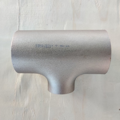 ASME B16.9 Butt Welding Equal/Reducing Tee ขนาดที่แตกต่างกันตั้งแต่ NPS1/2"-60" ส่งเร็ว MOQ ต่ํา วัสดุที่สามารถปรับแต่งได้ เช่น เหล็กคาร์บอน เหล็กไร้ขัด