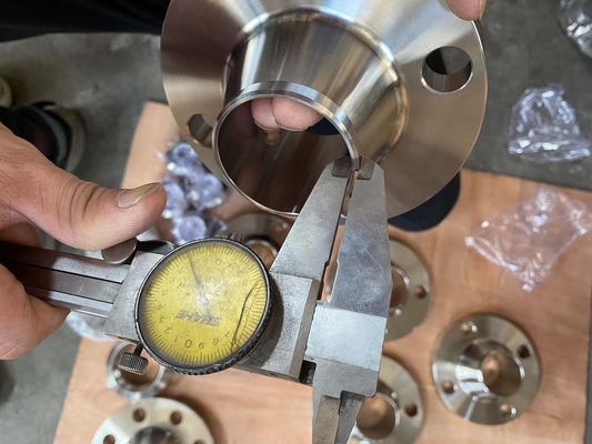 ข้อต่อท่อเหล็กโลหะผสมหน้าแปลน WN RF UNS 32760 2 &quot;SCH10S 600 # Flanges