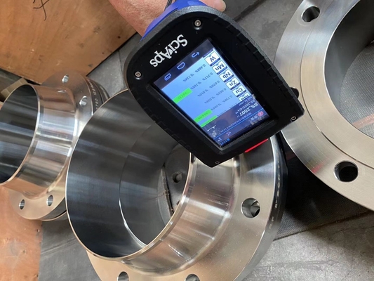 หน้าแปลนข้อต่อท่อสแตนเลส Super Duplex WN RF UNS 32760 8 &quot;SCH 40S 300 # Flanges