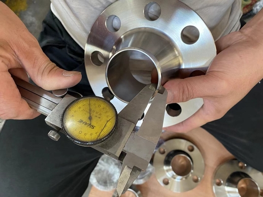หน้าแปลนข้อต่อท่อสแตนเลส Super Duplex WN RF UNS 32760 8 &quot;SCH 40S 300 # Flanges