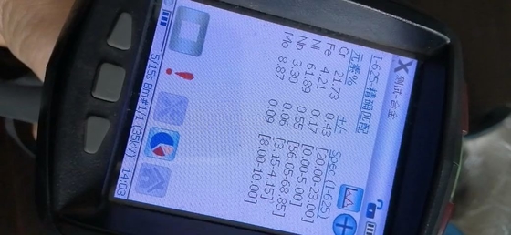 ข้อต่อท่อเหล็กโลหะผสมนิกเกิล 90 LR SMLS ข้อศอก 5 "STD โลหะผสม 625 อุปกรณ์เชื่อมชน