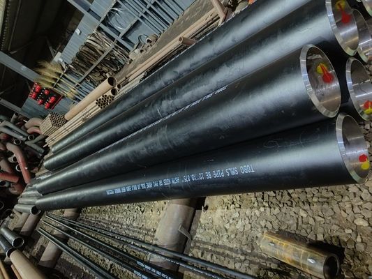 ท่อเหล็กไร้สายก๊าบคาร์บอน SCH40 ASTM A106 ท่อกลม 5 มม.