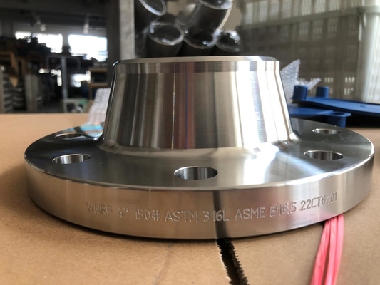 คอเชื่อมหน้าแปลนสแตนเลสเพล็กซ์ A182 GR.F51 ASME B16.5 ชั้น 150 #