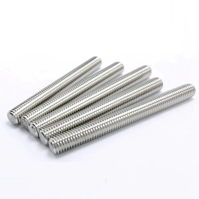 JIS ASTM A453 Gr 660 32750 32760 2205 N08020 N4400 โลหะผสมเหล็ก M100 สลักเกลียวฟอสเฟตแกนเกลียว