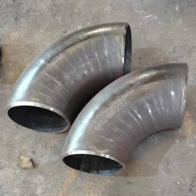 Inconel600 ข้อต่อท่อเหล็กโลหะผสมนิกเกิล 90 องศาโค้งงอรัศมียาว B564 N06600 ANSI B16.9