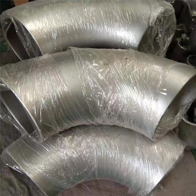 อุปกรณ์เชื่อมท่อก้นโลหะผสมนิกเกิลเหล็กรัศมียาวโค้งงอ 90D ข้อศอก A234 WP11