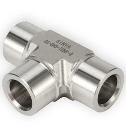 โลหะผสมเหล็กตีที SS316 / 304 อุปกรณ์ท่อผลิตในประเทศจีนซ็อกเก็ตเกลียวสแตนเลสเชื่อมเท่ากับ Tee Techn