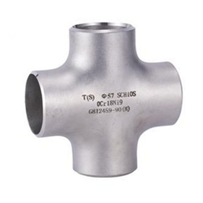 อุปกรณ์ท่อเหล็กกล้าไร้สนิม Super Duplex BW Cross Tee UNS S32750 ASME B16.9 SCH10