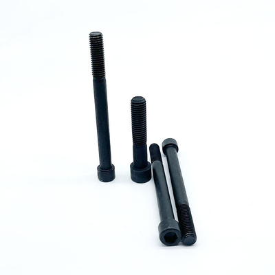 M4 M6 M14 Grade10.9 เหล็กกล้าคาร์บอน Hex Socket Head Cap Screw อัลเลนโบลต์ DIN912