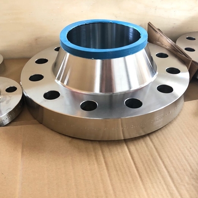 900# 6&quot; คอเชื่อม A182 Gr.F51 หน้าแปลนสแตนเลสดูเพล็กซ์ ASME B16.5