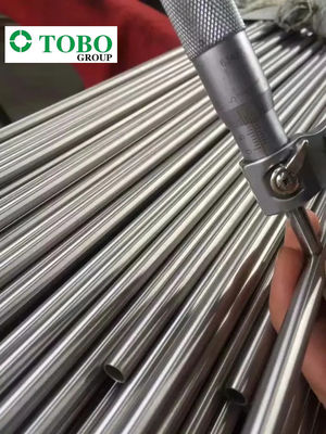 ท่อกลมไทเทเนียมอัลลอยด์ ASTM B338 Gr9 ขนาด 10 นิ้ว หนา 20 มม. ขัดเงา รีดร้อน