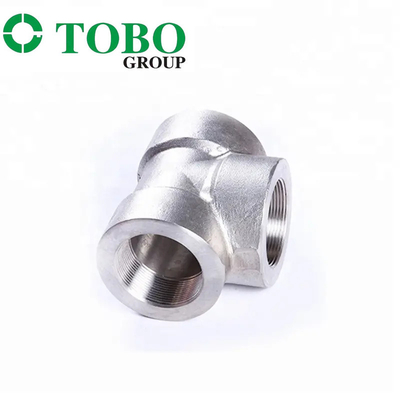 โลหะผสมเหล็กตีที SS316 / 304 อุปกรณ์ท่อผลิตในประเทศจีนซ็อกเก็ตเกลียวสแตนเลสเชื่อมเท่ากับที