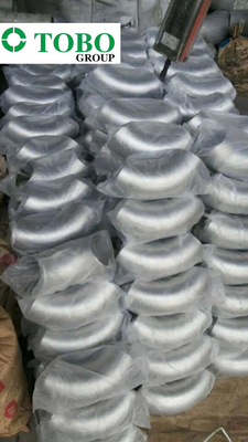 ข้อต่อท่อสแตนเลส A403 WP304L BW ข้องอ 1" SCH10S 90D/180D ASME B16.9