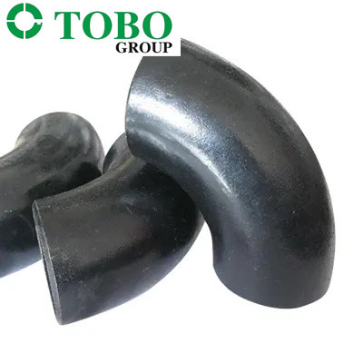 Long Radius Bend Butt อุปกรณ์เชื่อมท่อเหล็กกล้าคาร์บอน BW Elbow A420 WPL6 1 1/2 "SCH40