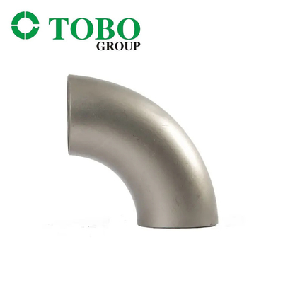 TOBO A234 ข้อต่อท่อเหล็กโลหะผสมข้อศอก 90 องศาเหล็กกล้าคาร์บอนไร้รอยต่อ