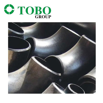 TOBO A234 ข้อต่อท่อเหล็กโลหะผสมข้อศอก 90 องศาเหล็กกล้าคาร์บอนไร้รอยต่อ