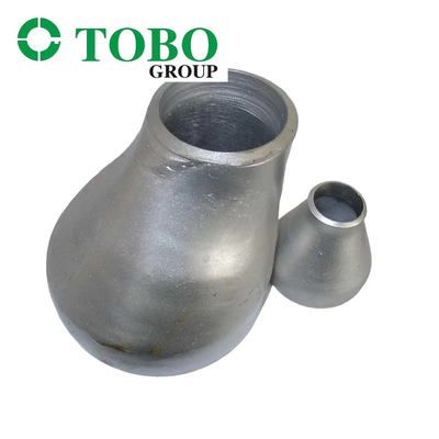 TOBO เหล็กกล้าคาร์บอน เหล็กกล้าไร้สนิม เหล็กกล้าไร้สนิม ตัวลดศูนย์กลาง ตัวลดประหลาด ตัวลดก้น อุปกรณ์เชื่อมท่อ