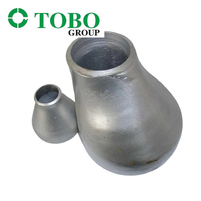 TOBO เหล็กกล้าคาร์บอน เหล็กกล้าไร้สนิม เหล็กกล้าไร้สนิม ตัวลดศูนย์กลาง ตัวลดประหลาด ตัวลดก้น อุปกรณ์เชื่อมท่อ