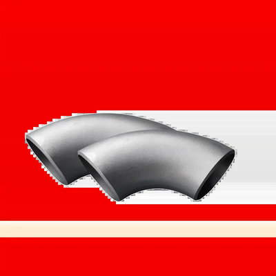 อุปกรณ์ท่อเหล็กไร้รอยต่อโลหะผสมเหล็ก SCH 40 1/2 '' 45° 90° LR ข้องอแรงดันสูง