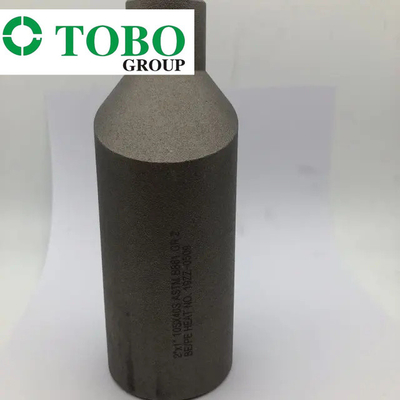 ฟิตติ้งท่อฟอร์จเหล็กโลหะผสมไทเทเนียม ASTM B861 GR2 2 '' x 1 '' SCH10S x SCH40S จุกนมยางโลหะผสมไทเทเนียม