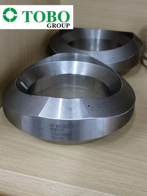 ASTM A234 WP11 ข้อต่อท่อเหล็กโลหะผสมเชื่อมชน Weldolet สำหรับข้อต่อท่อ