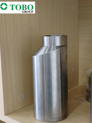 อุปกรณ์ท่อเหล็กโลหะผสมไทเทเนียม ASTM B363 Ti Gr7 2 '' x 1 '' SCH10S x SCH40S จุกนมยางโลหะผสมไทเทเนียม