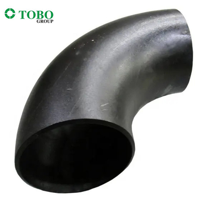 อุปกรณ์เชื่อมก้น ASTM A234 WP91 โลหะผสมเหล็กข้อศอกท่อรัศมียาว 90 องศาไม่มีรอยต่อ