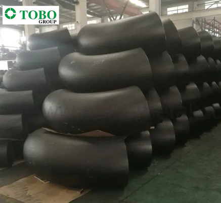 อุปกรณ์เชื่อมก้น ASTM A234 WP91 โลหะผสมเหล็กข้อศอกท่อรัศมียาว 90 องศาไม่มีรอยต่อ