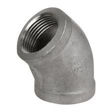 วงศ์สั้น ชาย Threaded 90 ° / 45 ° เอลโก้ ASME B16.9 ท่อรองผลิต