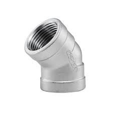 วงศ์สั้น ชาย Threaded 90 ° / 45 ° เอลโก้ ASME B16.9 ท่อรองผลิต