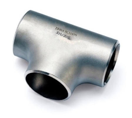 ASME B16.9 Butt แป้งเท่าเทียม Tee วัสดุที่สามารถปรับปรุงได้ เช่น เหล็กคาร์บอน เหล็กไร้สแตนเลส NPS1/2 "-60" ส่งเร็ว MOQ ต่ํา