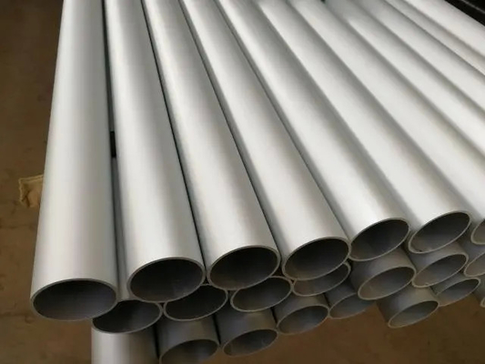 ท่อโลหะผสมอะลูมิเนียม 6061-T6 ASTM B241 น้ำหนักเบาพิเศษ แข็งแรงทนทาน Sch 40 NPS 2" x 6m