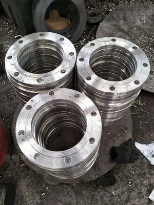 โรงงานธรรมเนียมก๊าบอนสแตนเลส สแตนเลส 304 316 สแตนเลสสแตนเลส Forging Flange Plate Slip On Flange Weld Neck