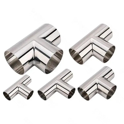 ANSI/ASME สแตนเลส สแตนเลสคาร์บอน แต่ผสมผสาน Tee ขนาดและวัสดุที่สามารถปรับแต่งได้ เกรดอุตสาหกรรม