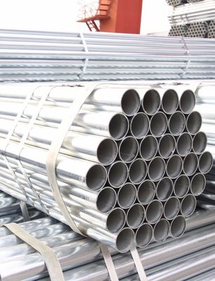 Hot Dip Galvanized Tube Outer Diameter 8 Inch to 12 Inch, Big Medium Small Zero Spangle for Industrial Applications