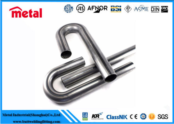 ท่อ A213 SA213 TP304 TP316L แบบไร้ตะเข็บ U Tubes SCH 80 สำหรับระบบหม้อไอน้ำ