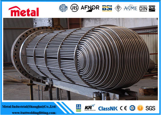 ท่อ A213 SA213 TP304 TP316L แบบไร้ตะเข็บ U Tubes SCH 80 สำหรับระบบหม้อไอน้ำ