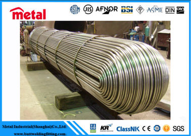สแตนเลส U Fin Tube รอบ 304H สังกะสีสําหรับระบบเย็นการถ่ายทอดความร้อน