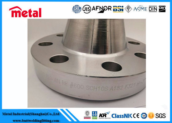 ASTM A182 N06600 แฟลนจ์คอสเวดความแข็งแรงสูง CL300 RF ASME B165