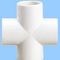 DIN8077 ISO15874 Tee Cross PVC Uh อุปกรณ์ท่อน้ำ