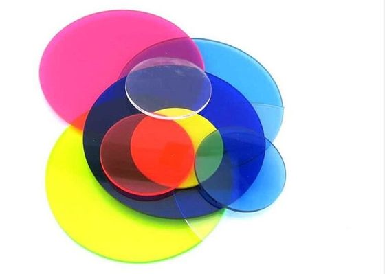 แผ่นอะคริลิกหล่อทน UV ความคมชัดสูง GB/T 7134 ความหนาตามสั่งสำหรับตู้โชว์