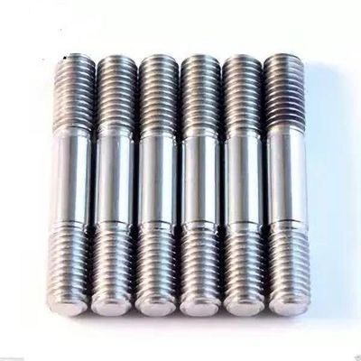 ASTM A453 Mechanical 7/8 &quot;Din975 สกรูเกลียวเกลียวดำ - เกลียวหนาชุบสังกะสี