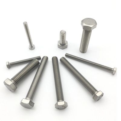 DIN444 สลักเกลียวสแตนเลสสตีล / A2 A4 SS304 SS 316 Hex Bolts and Nuts สลักเกลียวตาชุบสังกะสีพร้อมแองโช