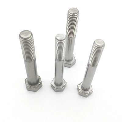 ราคาโรงงานสแตนเลส 304316 316L DIN 931 DIN 933 สลักเกลียวและน็อตหกเหลี่ยม / Hex Bolt