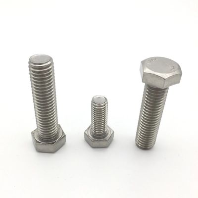 DIN444 สลักเกลียวสแตนเลสสตีล / A2 A4 SS304 SS 316 Hex Bolts and Nuts สลักเกลียวตาชุบสังกะสีพร้อมแองโช